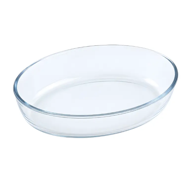 ASADERA DE VIDRIO OVALADO PEQUEÑO 2.4 L 1