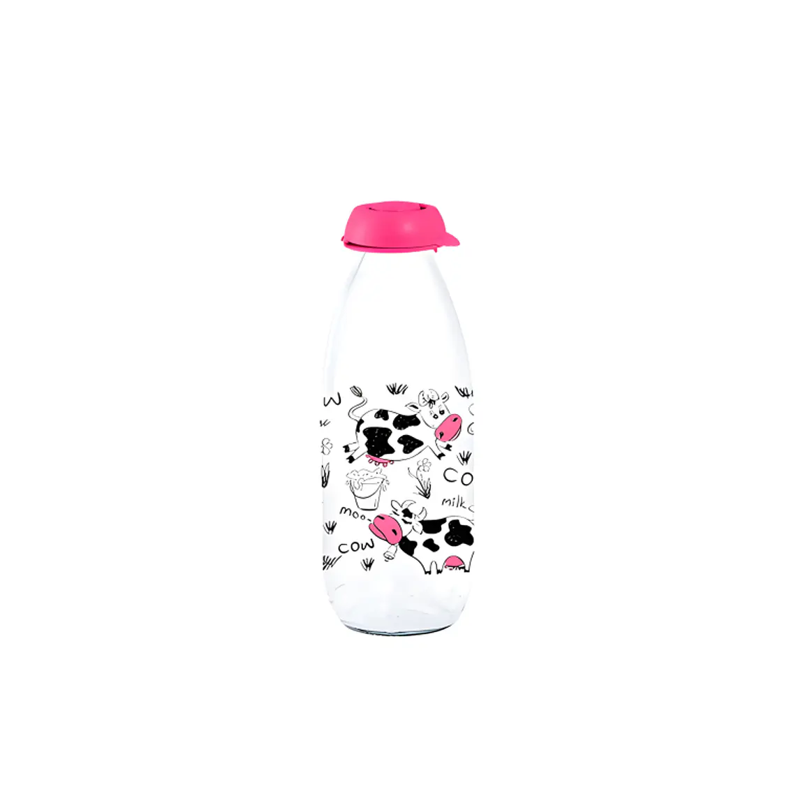 BOTELLA PARA LECHE DECORADO COW 1 L 1