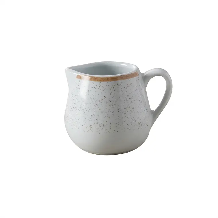 CREMERA REDONDA CON ASA ARTISAN BEIGE DE 88 ML 1