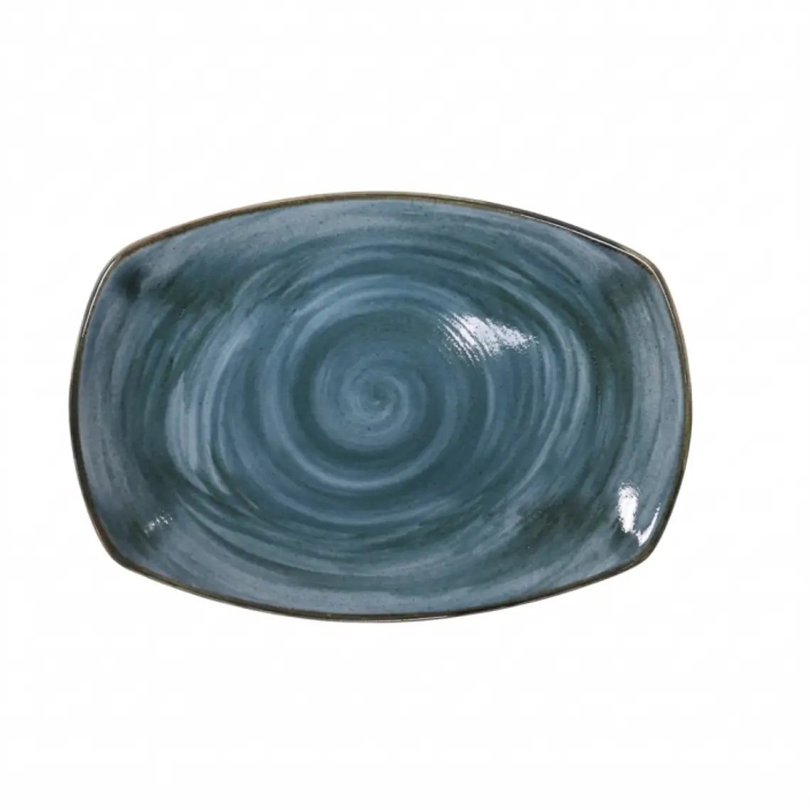 BANDEJA ARTISAN AZUL TAMAÑO 36 X 25 CM 1