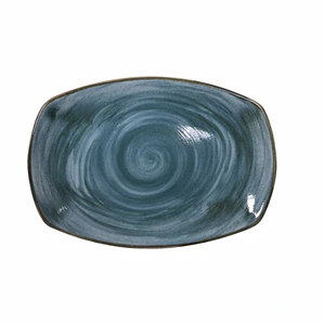 BANDEJA ARTISAN AZUL TAMAÑO 36 X 25 CM