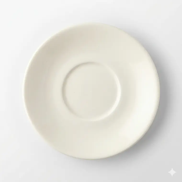 PLATO TÉ AMERICANA BLANCO 16.3 CM 1