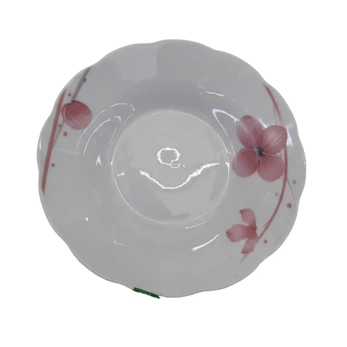 PLATO HONDO LOZA DECORADO 9