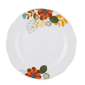 PLATO TENDIDO LOZA DECORADO 9