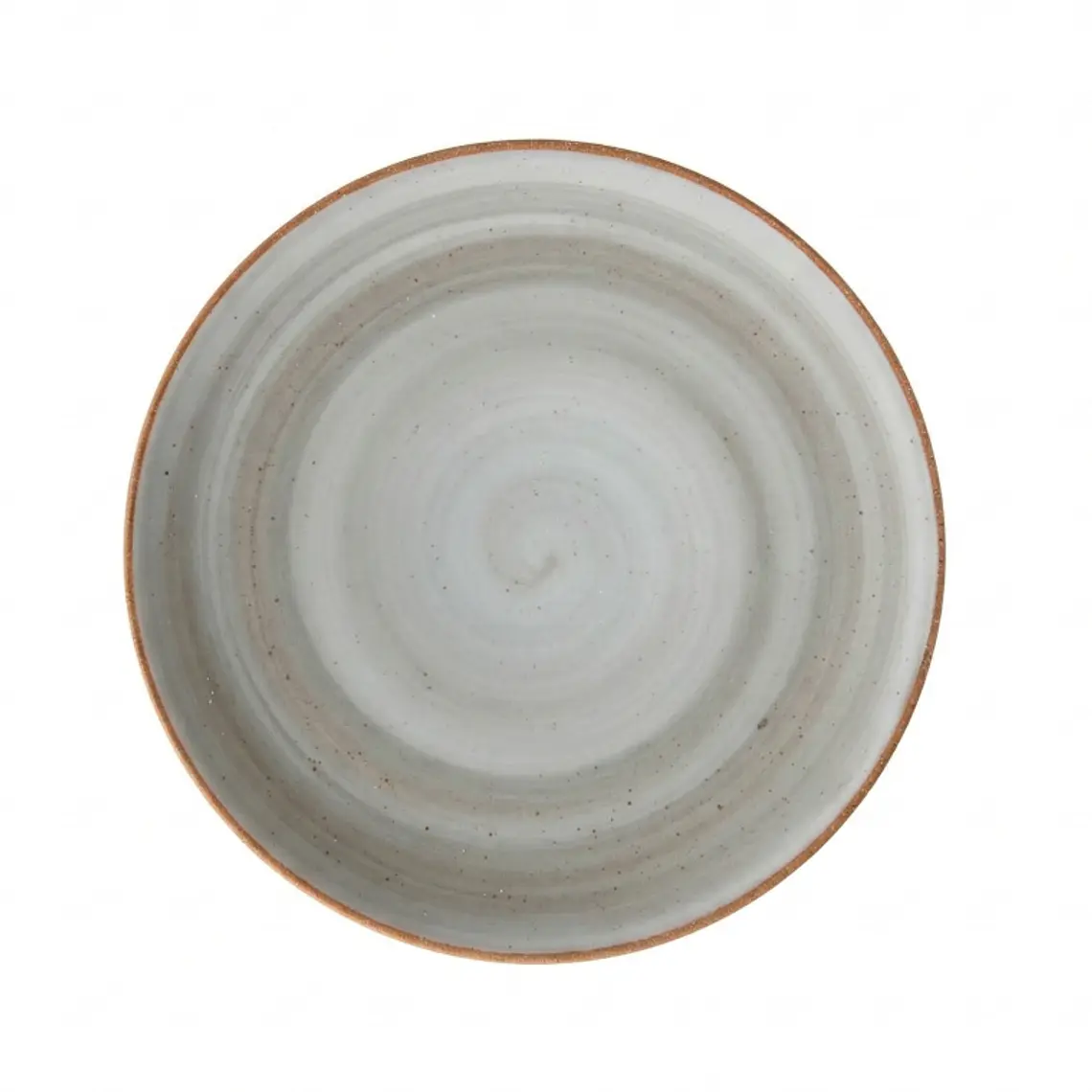 PLATO TENDIDO COUPE ARTISAN GRIS 28.4 CM 1