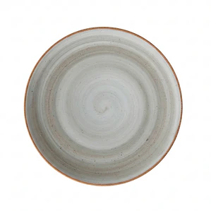 PLATO TENDIDO COUPE ARTISAN GRIS 28.4 CM