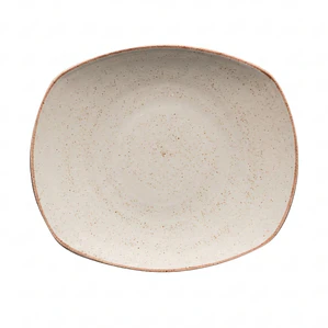 PLATO POSTRE ARTISAN BEIGE 19.3 CM