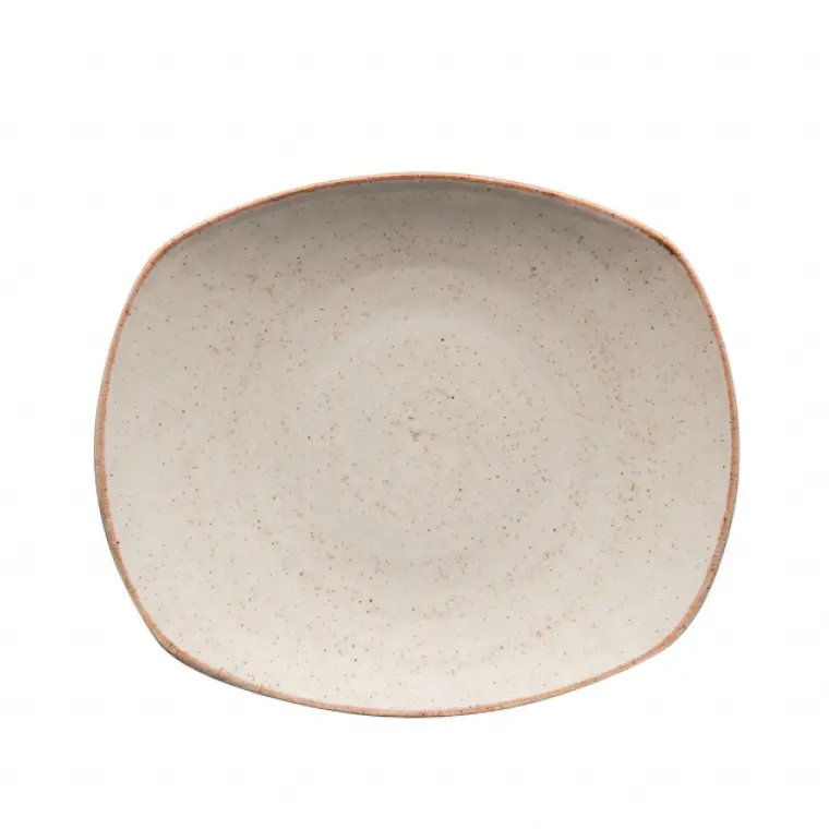 PLATO TENDIDO ARTISAN BEIGE 25.4 CM 1