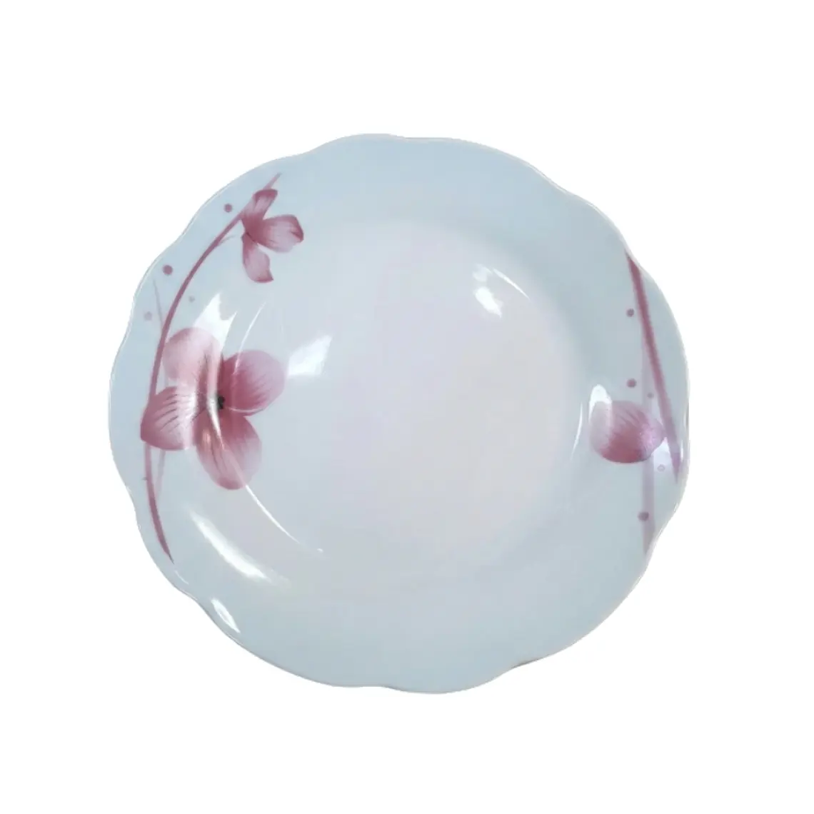 PLATO TENDIDO LOZA DECORADO 9