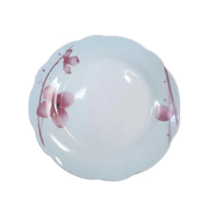 PLATO TENDIDO LOZA DECORADO 9