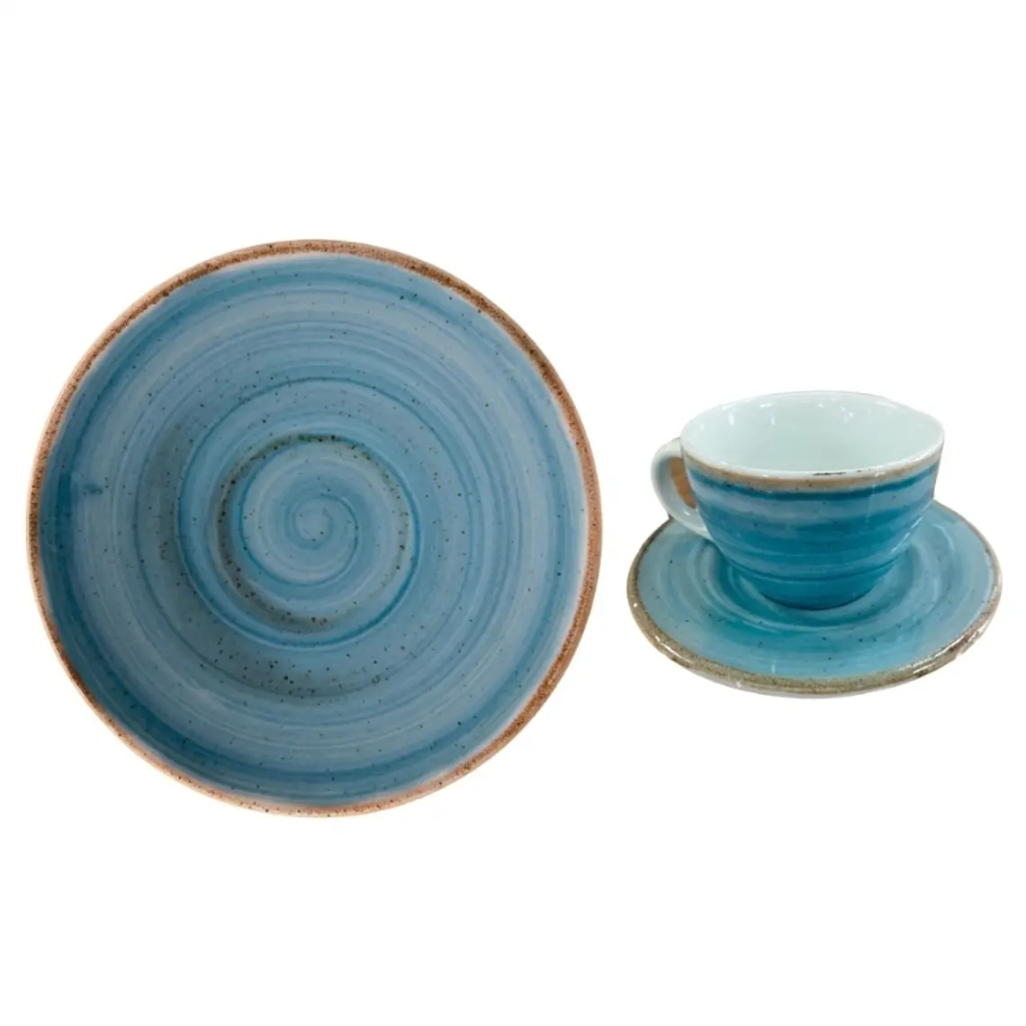 PLATO TÉ ARTISAN AZUL 16.3 CM 1