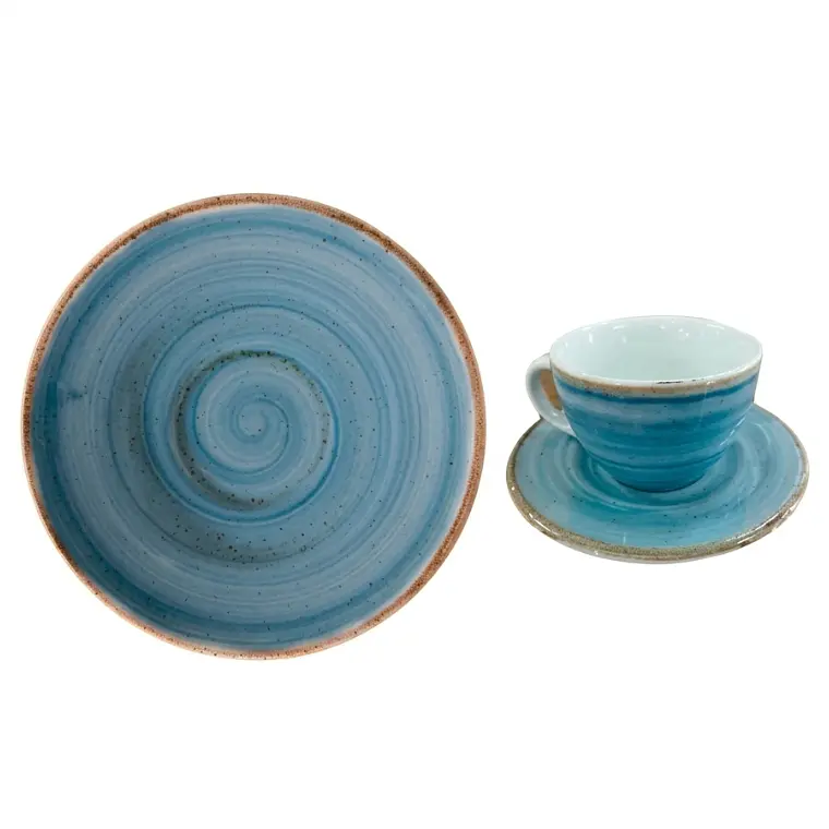 PLATO TÉ ARTISAN AZUL 16.3 CM 1