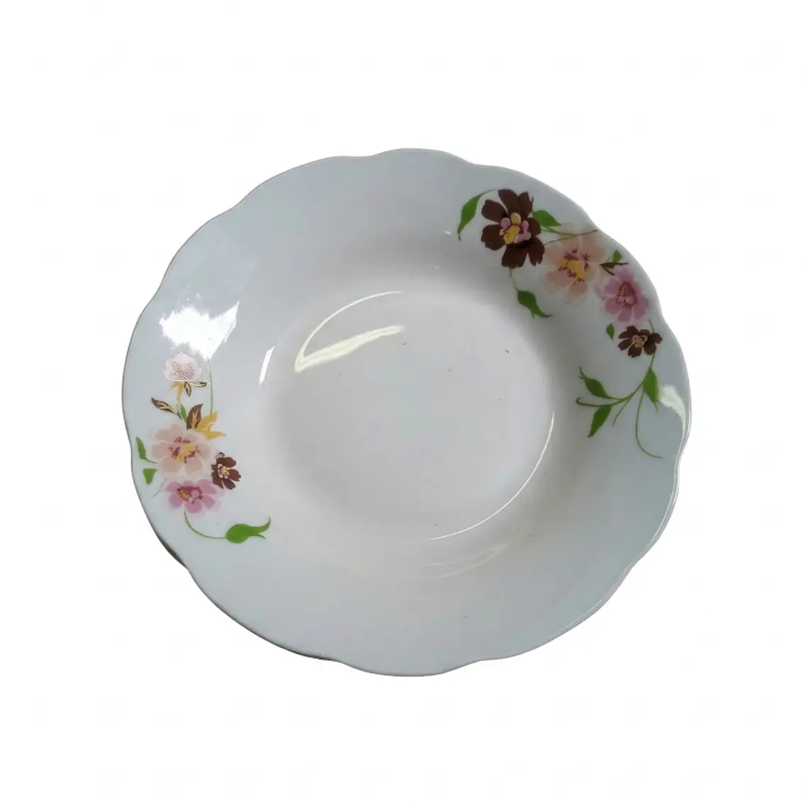 PLATO TENDIDO LOZA DECORADO 9