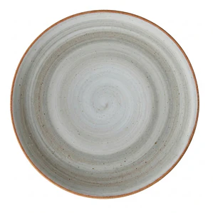 PLATO TENDIDO COUPE ARTISAN GRIS 23.6 CM