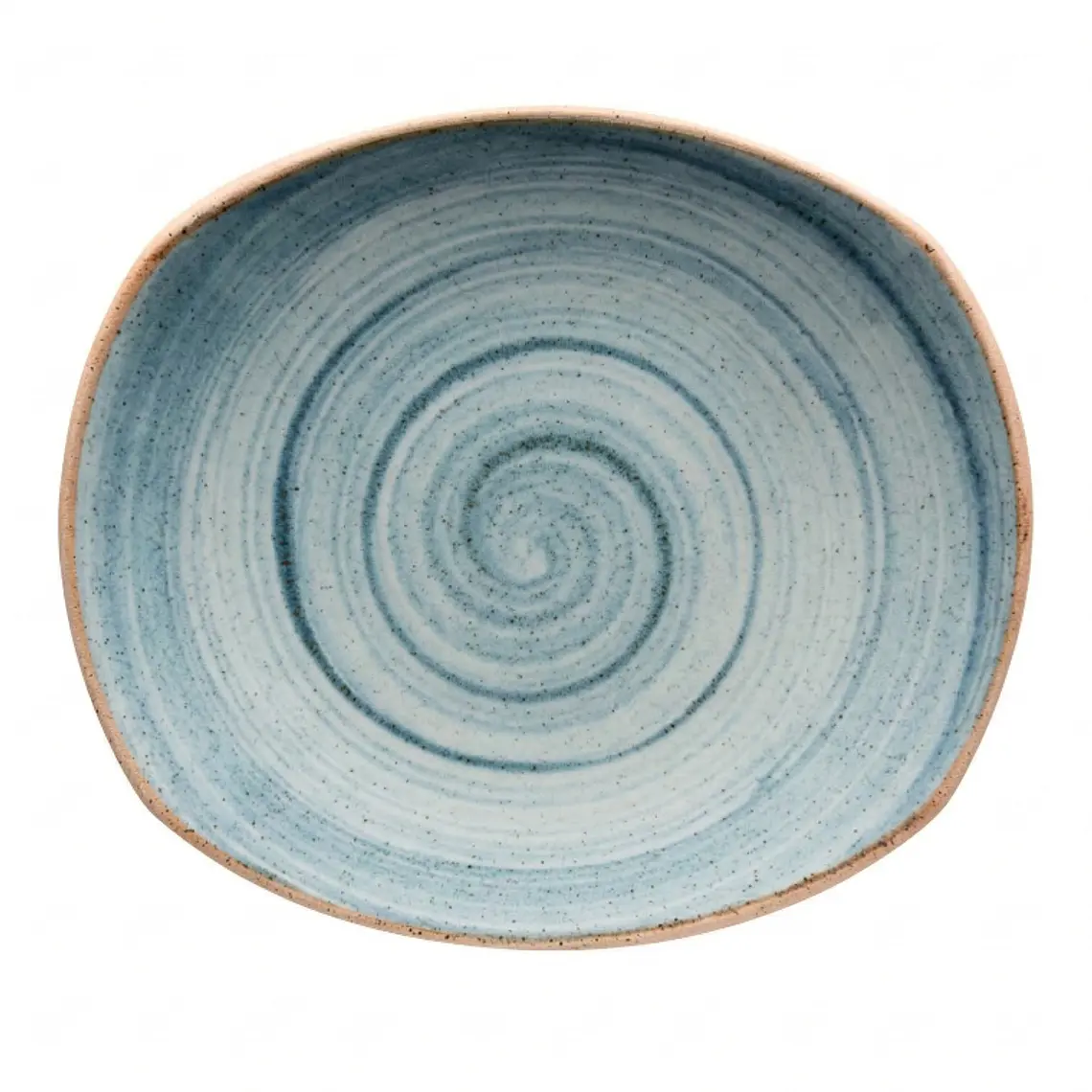 PLATO TENDIDO ARTISAN AZUL 25.4 CM 1