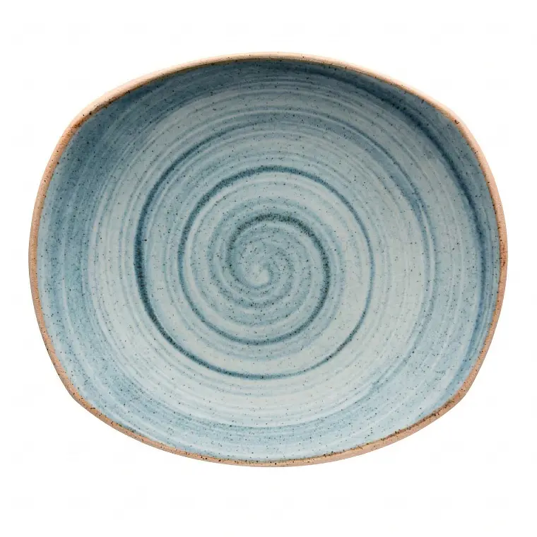 PLATO TENDIDO ARTISAN AZUL 25.4 CM 1