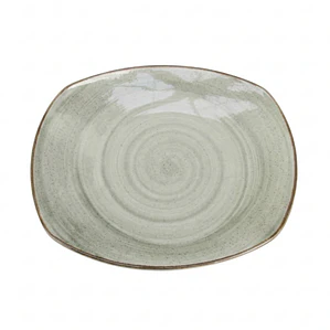 PLATO TENDIDO ARTISAN GRIS 29.6 CM