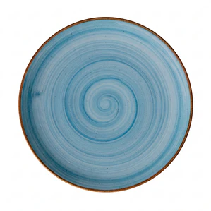 PLATO TENDIDO COUPE ARTISAN AZUL 17.7 CM