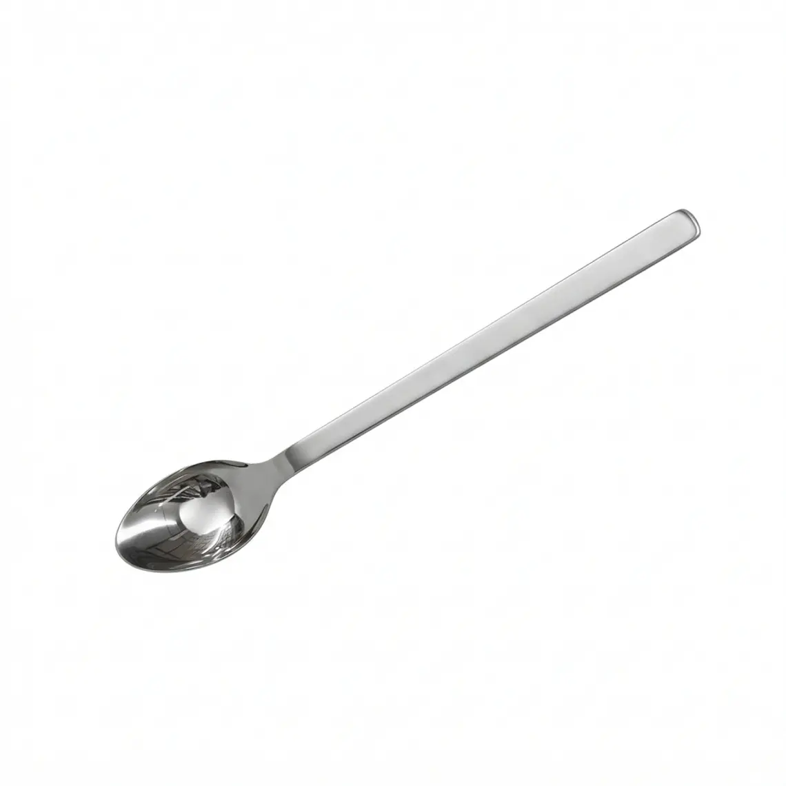 CUCHARA LLANA ACERO INOXIDABLE MANGO LARGO 30 CM 1