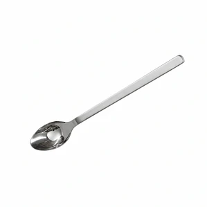 CUCHARA LLANA ACERO INOXIDABLE MANGO LARGO 30 CM