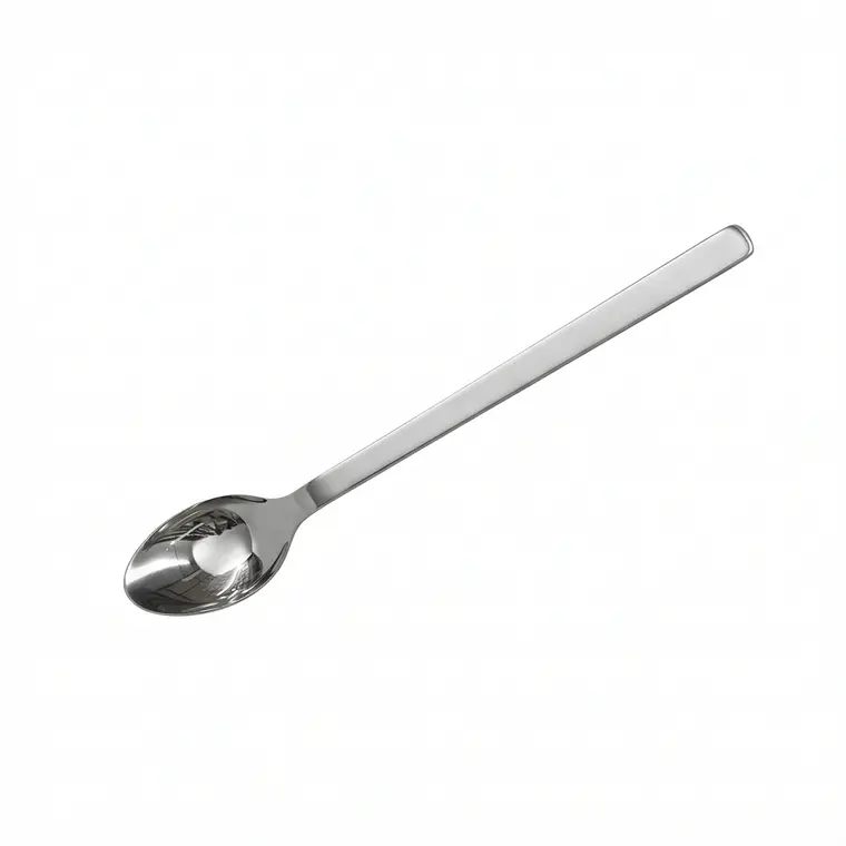 CUCHARA LLANA ACERO INOXIDABLE MANGO LARGO 30 CM 1