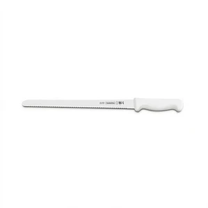 CUCHILLO CON SIERRA MANGO BLANCO PROFESIONAL PARA JAMON 12