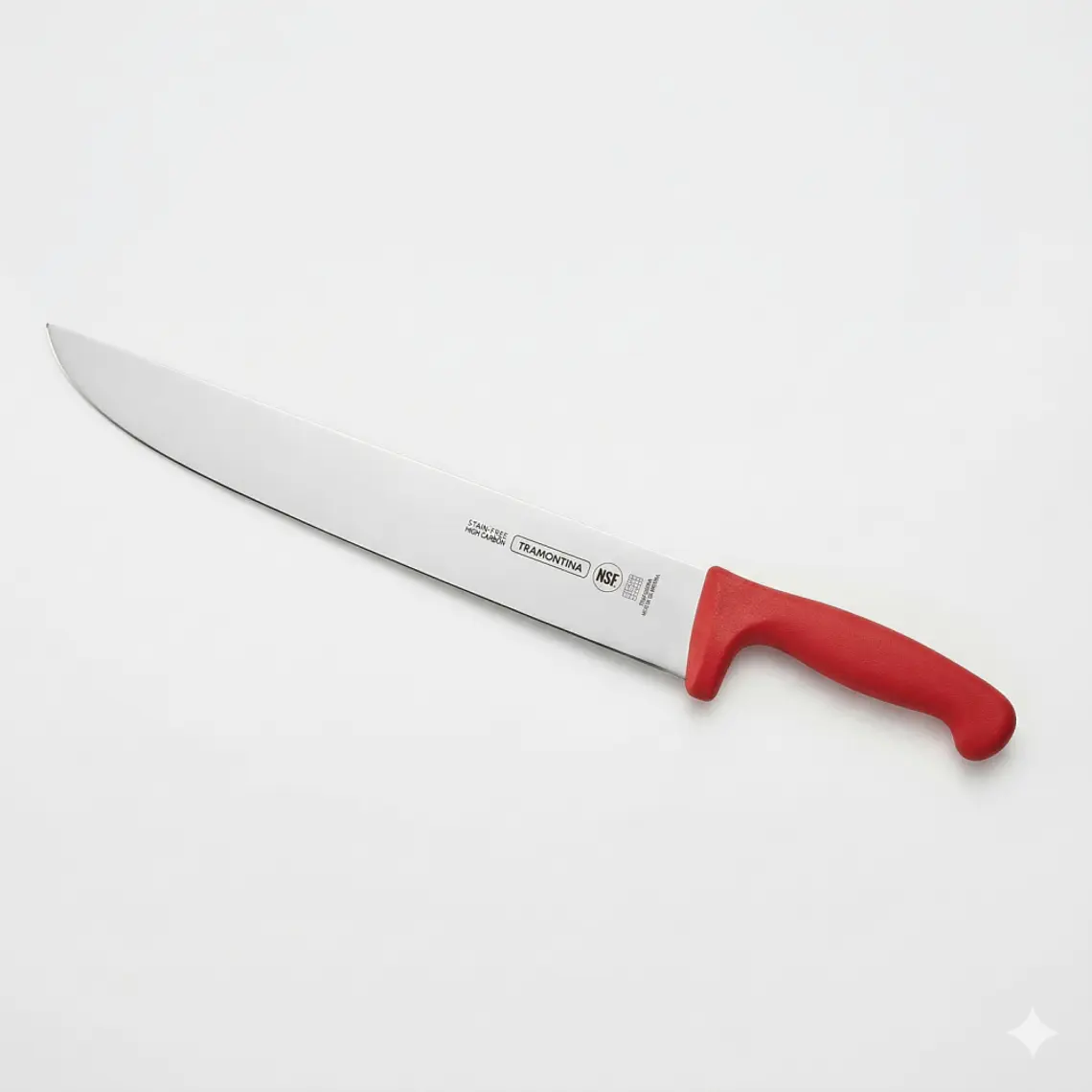 CUCHILLO PARA CARNE PROFESIONAL ROJO 12