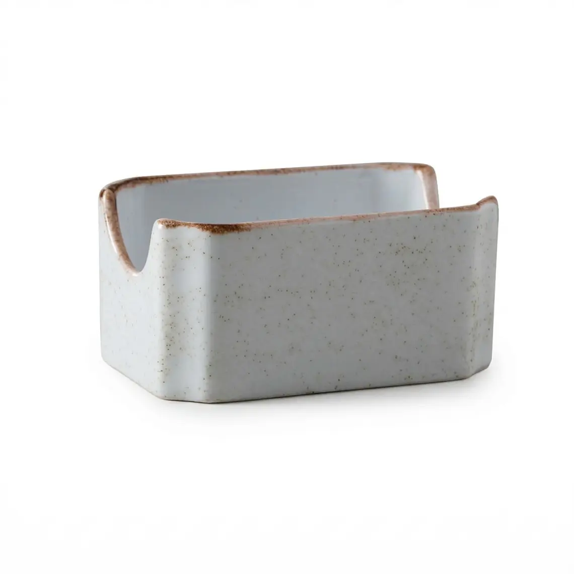 AZUCARERA DE SOBRES ARTISAN BEIGE 10.2 X 7.1 CM 1