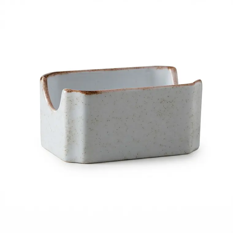 AZUCARERA DE SOBRES ARTISAN BEIGE 10.2 X 7.1 CM 1