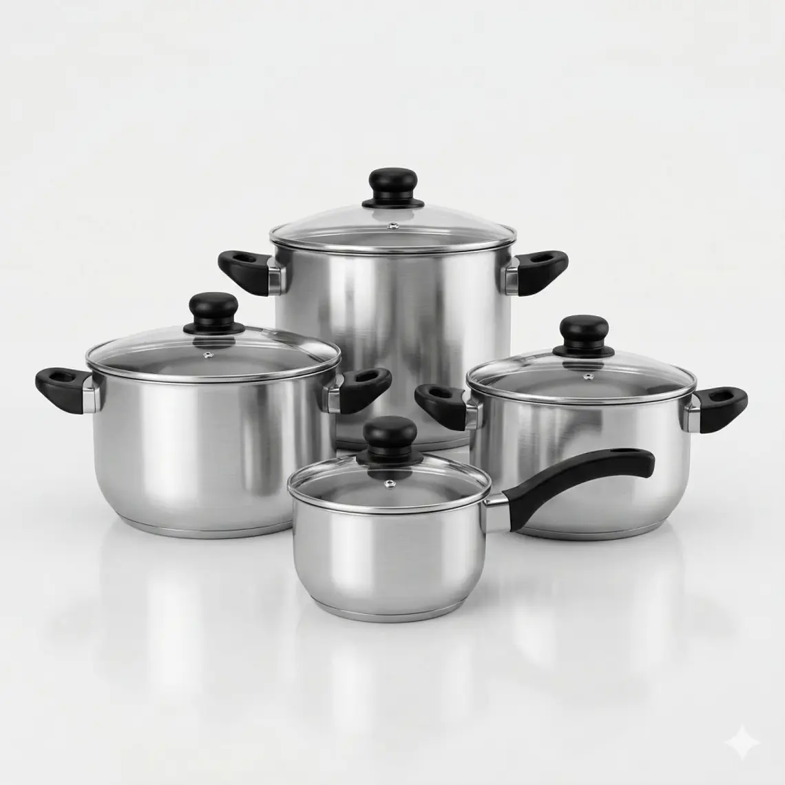 JUEGO DE 8 MORELIA OLLAS 22/24/26 CM Y CACEROLA 16 CM 1