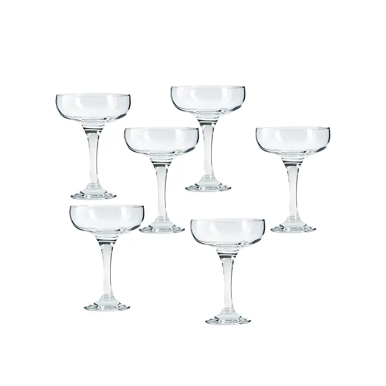 JUEGO DE 6 COPAS MISKET CHAMPAGNE 235 ML 1