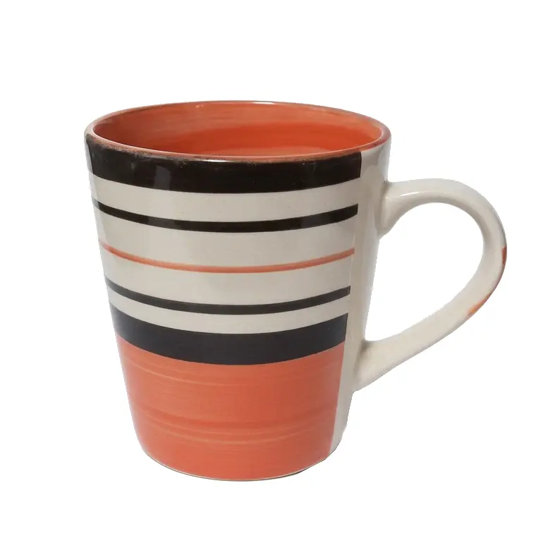 JARRO CÓNICO STONEWARE DECORADO 591 ML 1