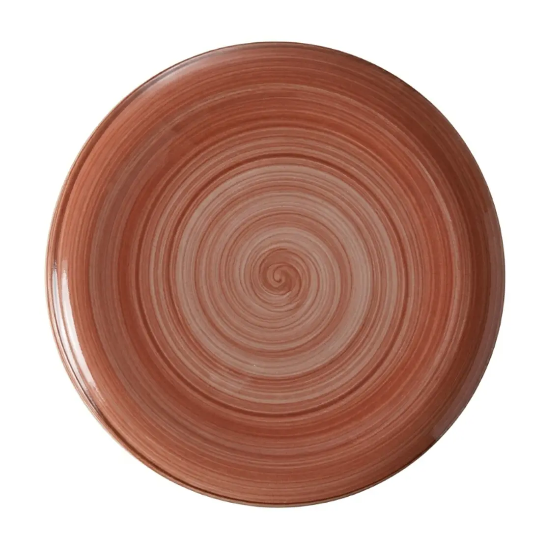 PLATO TENDIDO COUPE ARTISAN SALMON 28.4 CM 1