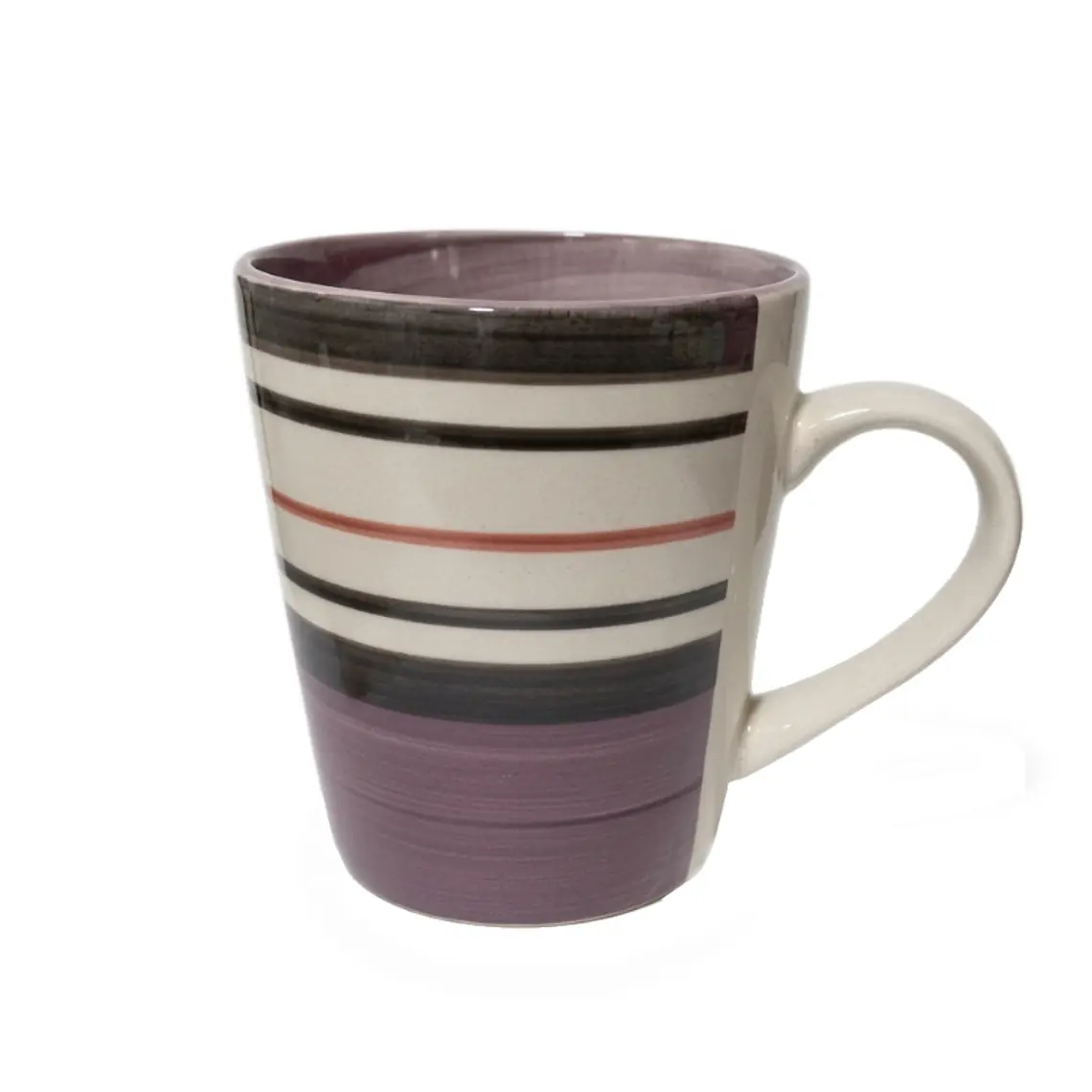 JARRO CÓNICO STONEWARE DECORADO 591 ML 1