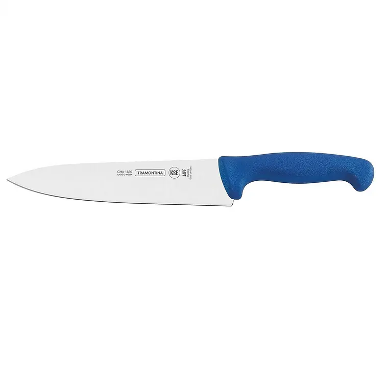 CUCHILLO CARNICERO MANGO AZUL 12