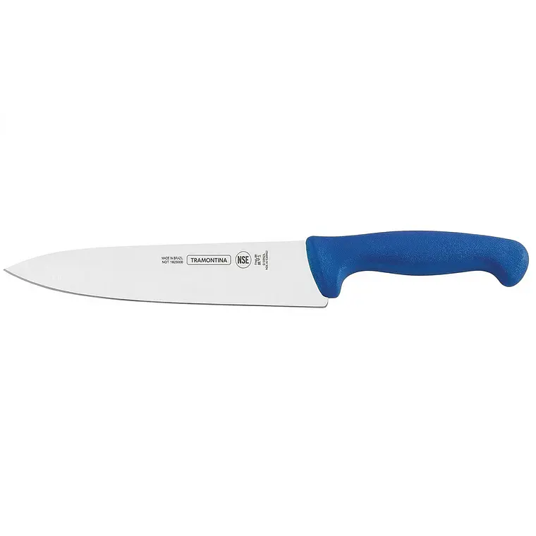 CUCHILLO CARNICERO MANGO AZUL 8