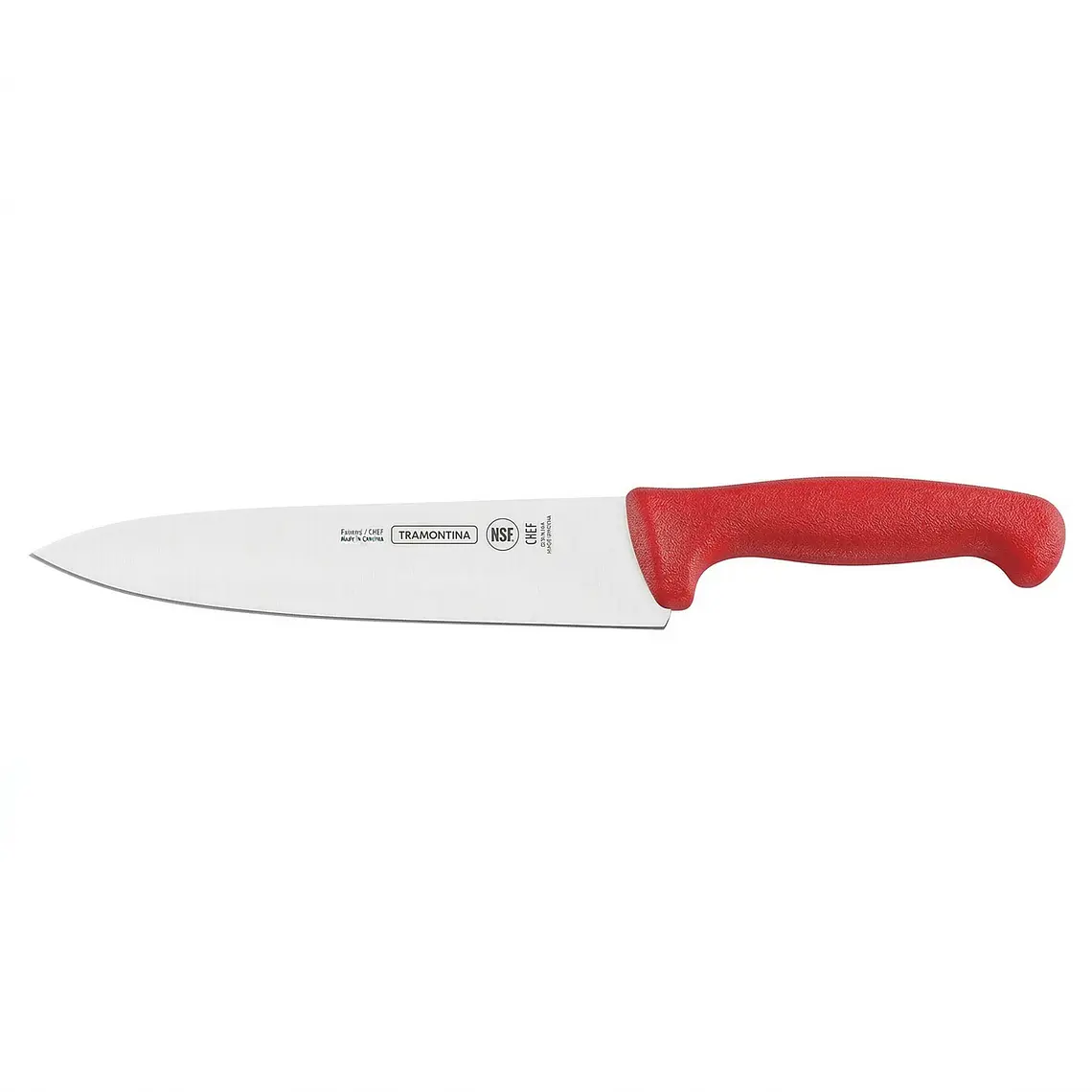 CUCHILLO CARNICERO MANGO ROJO 10