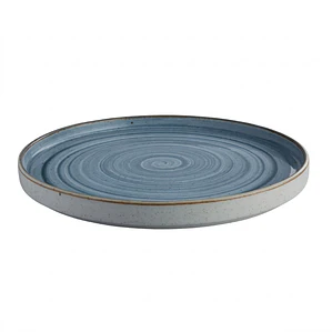 PLATO TENDIDO RUSTICO ARTISAN AZUL 27.9 CM