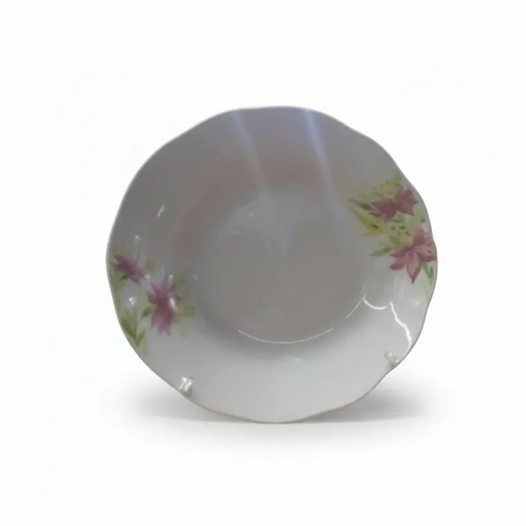 PLATO HONDO LOZA DECORADO 9