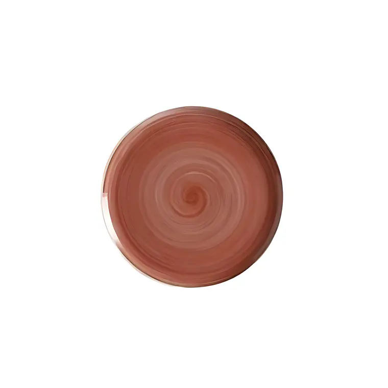 PLATO TENDIDO COUPE ARTISAN SALMON 23.6 CM 1