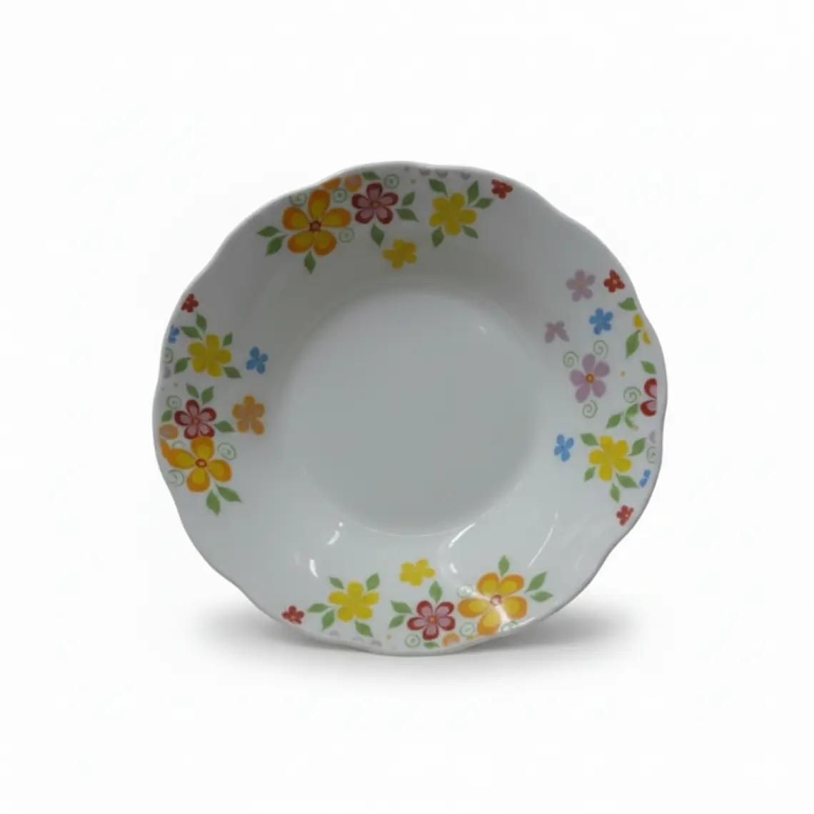 PLATO TENDIDO LOZA DECORADO 9