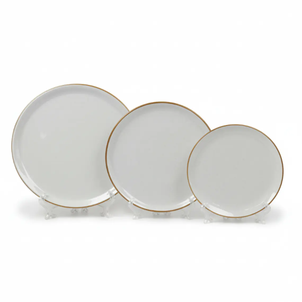 PLATO TENDIDO BEIGE JASPEADO 20 CM 1