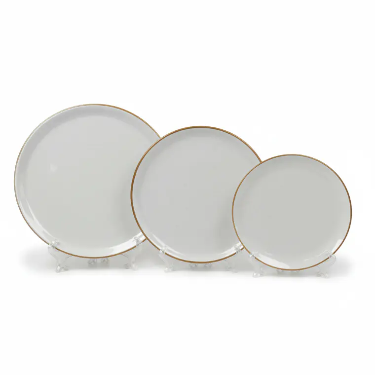 PLATO TENDIDO BEIGE JASPEADO 20 CM 1