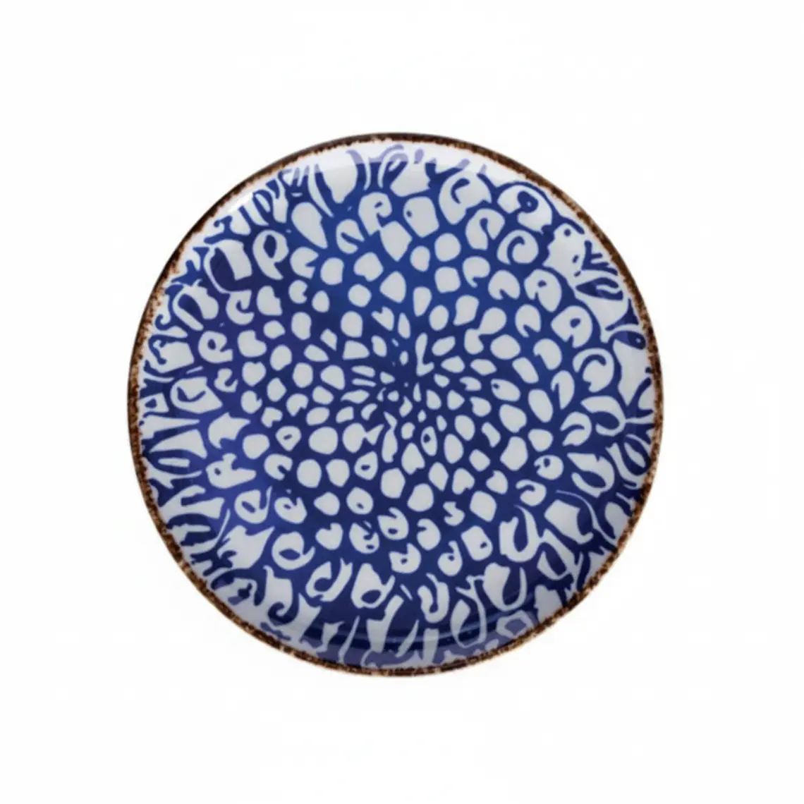 PLATO TENDIDO COUPE INDIGO INSTITUCIONAL ACENTOS 28.5 CM 1