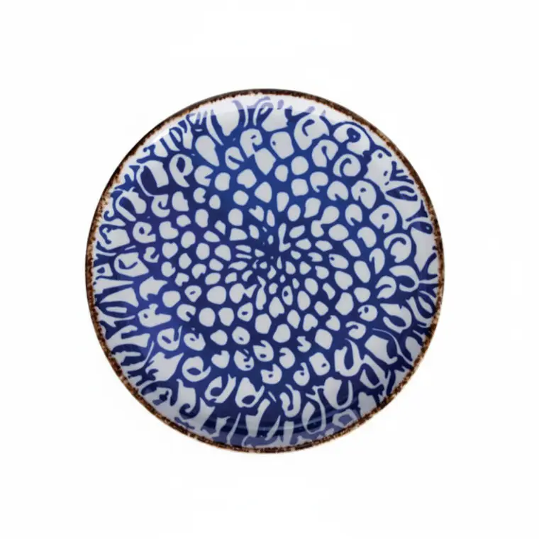 PLATO TENDIDO COUPE INDIGO INSTITUCIONAL ACENTOS 28.5 CM 1