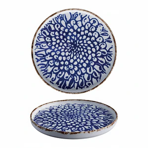 PLATO TENDIDO INDIGO INSTITUCIONAL ACENTOS 28.1 CM