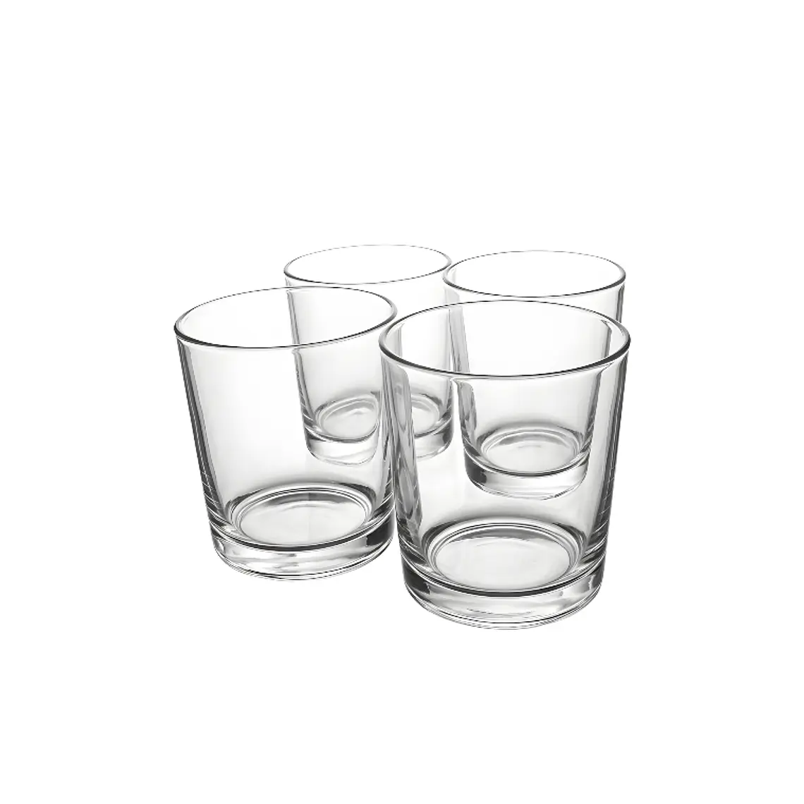 JUEGO DE 4 VASOS LISO LEX ROCKS 311 ML 1