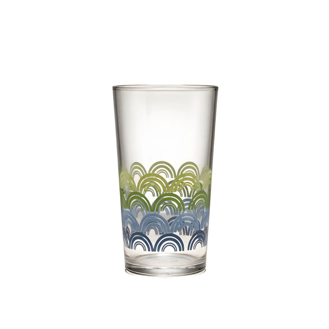 VASO DEC SHELL BLUE GREEN  340 ML 1