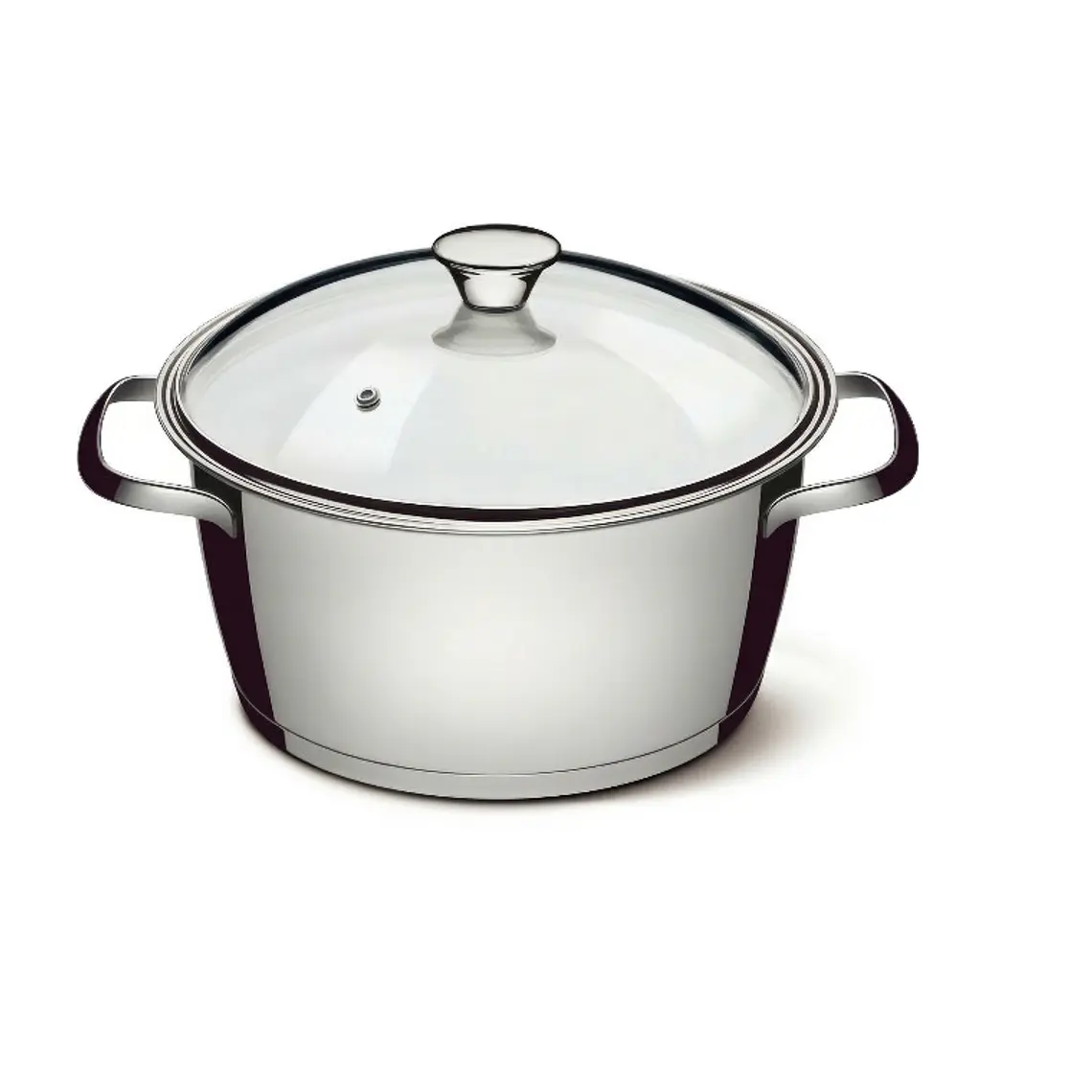 OLLA ACERO INOXIDABLE ALLEGRA TAPA VIDRIO 20 CM 3.04 L 1