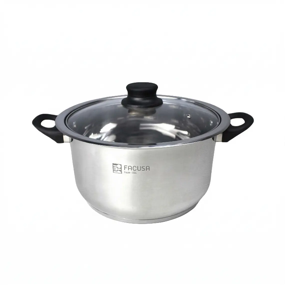 OLLA CLASICA ACERO INOXIDABLE CON TAPA DE ACERO DIAMETRO 24 CM 1